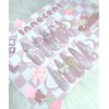 Pink Bunny Bunny Handmade Nail Tips - Long Long Square