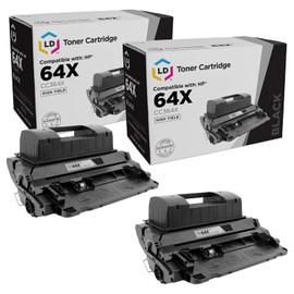 LD Products Compatible Replacement for HP 64 64X Toner Cartridge CC364X CC364A High Yield (Black, 2-Pack) HP LaserJet: P4015dn, P4015n, P4015tn, P4015x, P4515n , P4515tn, P4515x, P4515xm