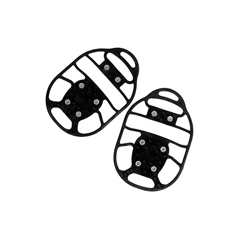 NO SLIP SNOW CLEATS ICE SPIKES CRAMPONS SHOE GRIP L/XL