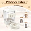 Singhoow 2 Pack 54 oz Rabbit Water Dispenser, Hanging Gravity