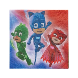 American Greetings PJ Masks Party Supplies, Paper Lunch Napkins (16-Count)