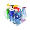 Azar Displays 556237 Large Clear Plastic Organizer Storage Tote Bin