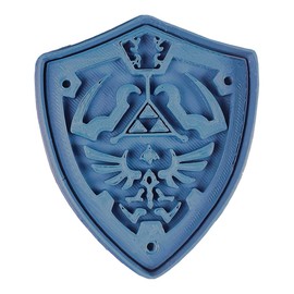 Cuticuter Escudo Hyrule The Legend of Zelda Cookie Cutter, Plastic, Blue, 8 x 7 x 1.5 cm