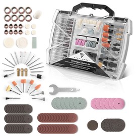 STAHLWERK Accessories 145 Pieces Suitable for Dremel Stick Grinder Straight Grinder Mini Grinder Multi-Purpose Tool for Polishing Grinding Deburring Engraving