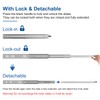 VADANIA 40" Heavy Duty Drawer Slide with Lock #VD1551, 150lb