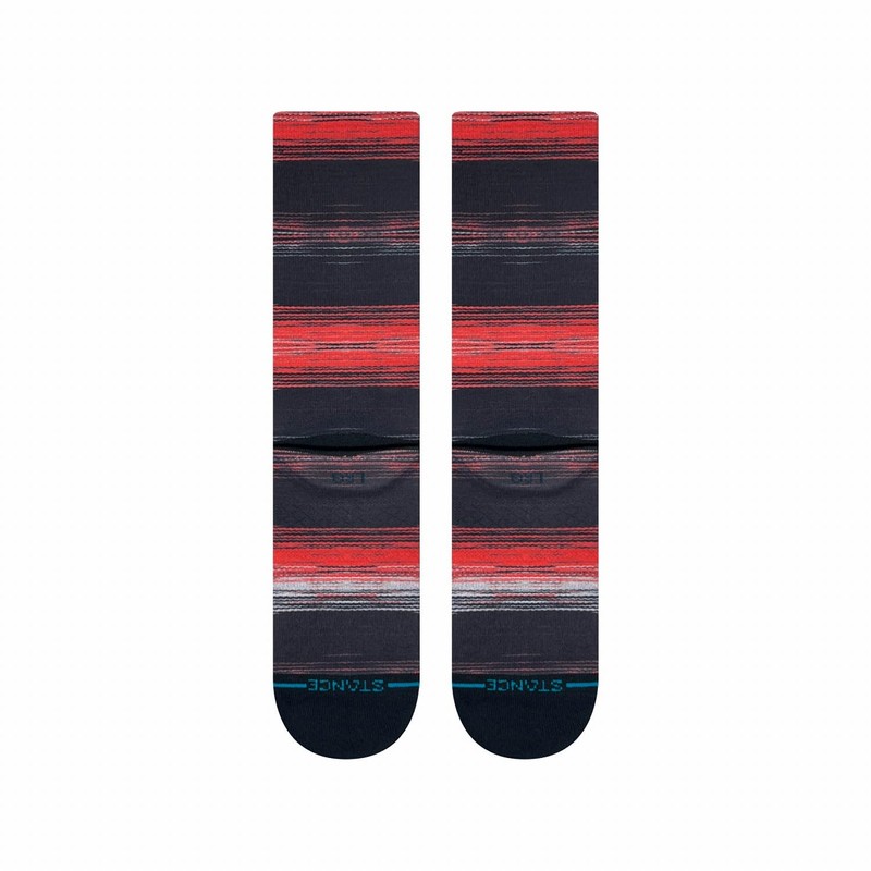 Stance 01010 REDS CC CREW RED Socks, RED (01010)