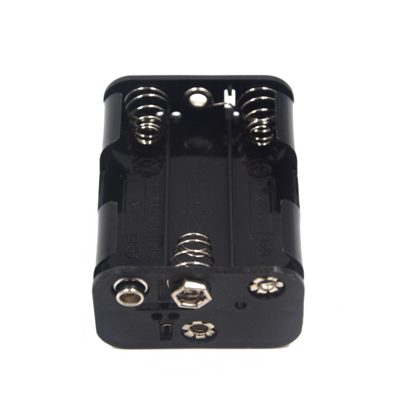LAMPVPATH 3 Pcs 6 x 1.5V (9V) AA Battery Holder