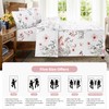 Bloom Studio Full Size Sheets 4 Piece Floral Printed Brushed