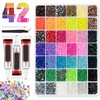42 Colori Bedazzling Kit 32000 Strass da Incollare 3 mm