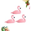 Baluue 3pcs Flamingo Nail Art Tip Stand Cute Manicure Display