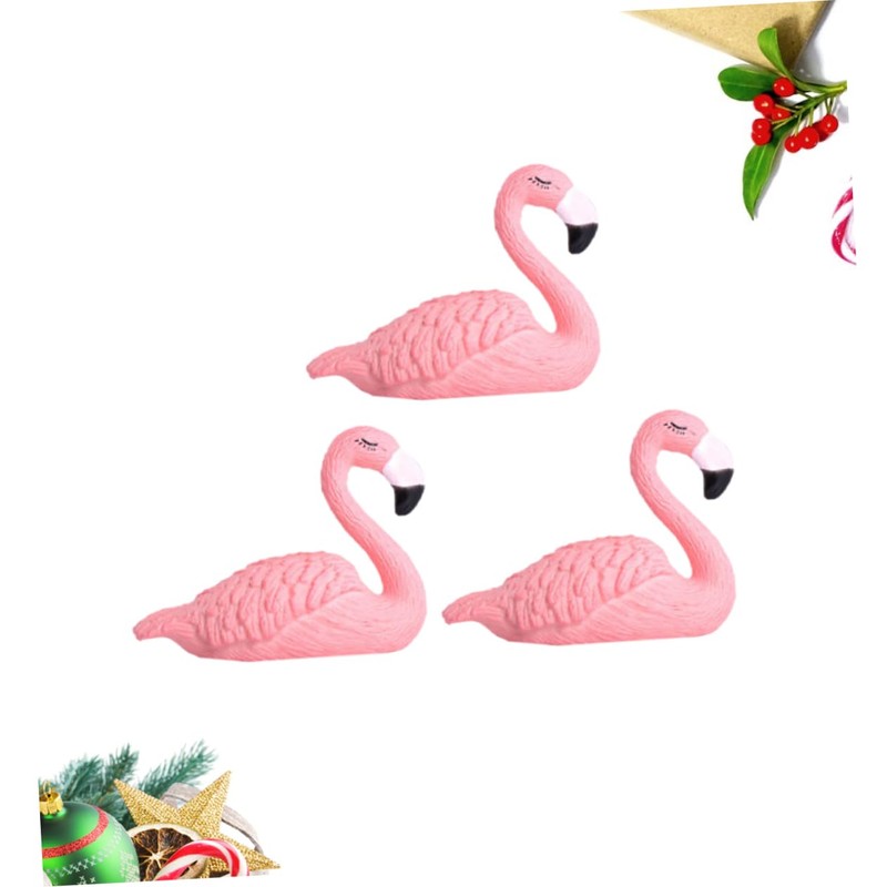 Baluue 3pcs Flamingo Nail Art Tip Stand Cute Manicure Display