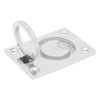 4 Pcs 63x44mm Square Flush Pull Ring Handles 316 Stainless