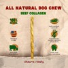 chew-e&tasty Braided Collagen Chews for Dogs (12 Inch, 5 Pack),