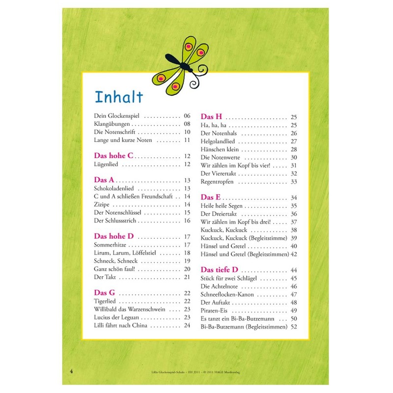 Keepdrum FIRE ENGINE WITH MUSICAL Lilli's Glockenspiel [School Book With