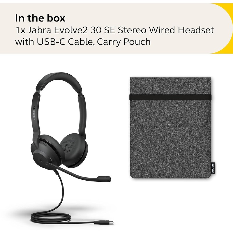 Jabra Evolve2 30 SE USB-C, MS Stereo