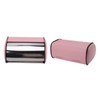 ZIZEV Roll Top Bread Keeper, Bread Box Holder Pink Good