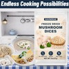 2oz Freeze-Dried Mushrooms Dices, High Quality Dehydrated Mushrooms from White