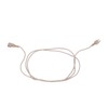 10Pcs 2pin Hearing Aid Cable High Temperature Resistance PVC Reliable