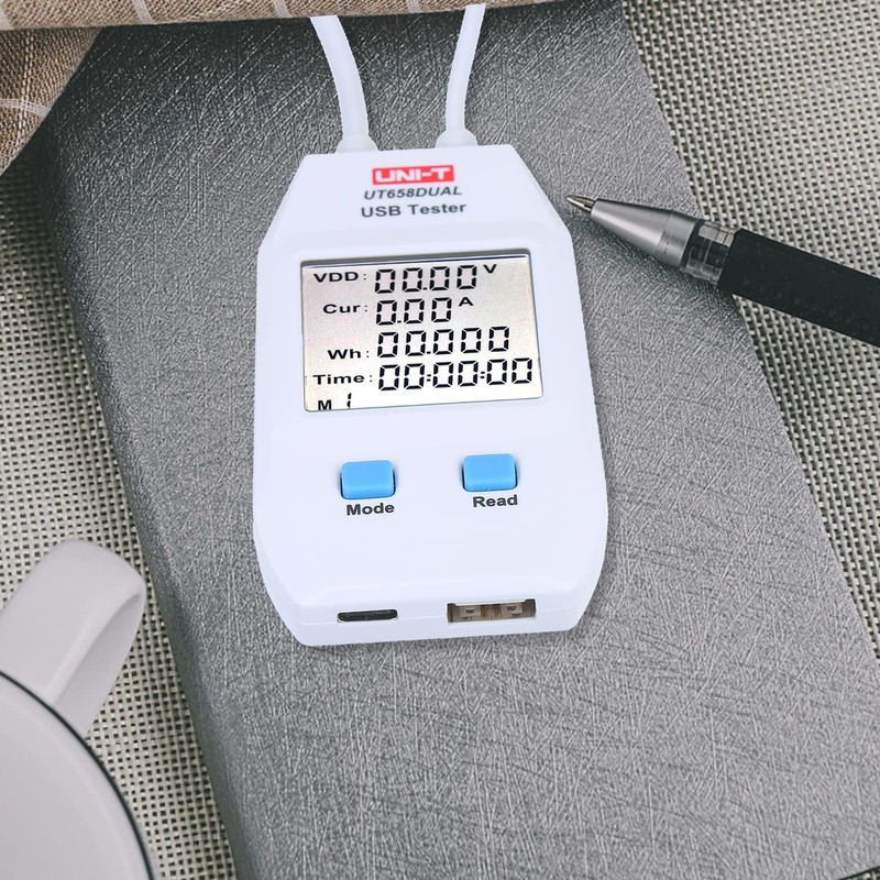 USB Power Meter LCD USB Tester Detector Voltmeter Ammeter Digital