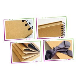 Styloo Square Large Scrapbook Photo Album 40 Sheets 30X30 cm Craft Paper, Scrapbooking, Arts and Craft Projects (Large, Brown)