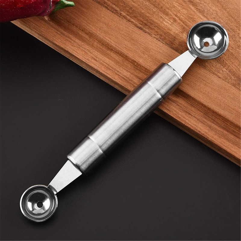 Set of 2 Melon Spoons Ball Scoop Melon Corer Fruit