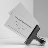 ITZAMNA your next Appointment Card Minimalist design 100 white