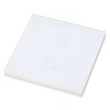 2 Gang Wall Switch with Indicator Tempered Glass Panel Touch