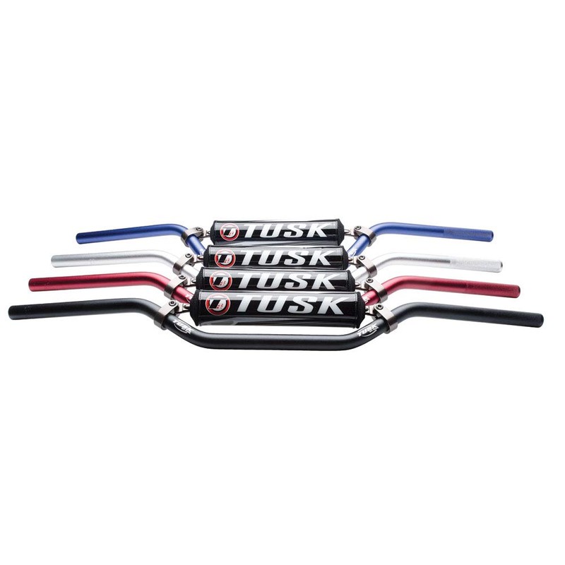 Tusk T-10 Aluminum 7/8" Handlebar ATV Sport Bend Red