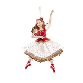 Kurt S. Adler Red Clara with Nutcracker Ornament