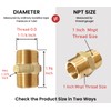 T TANYA HARDWARE 1 Inch x 1 Inch NPT Brass