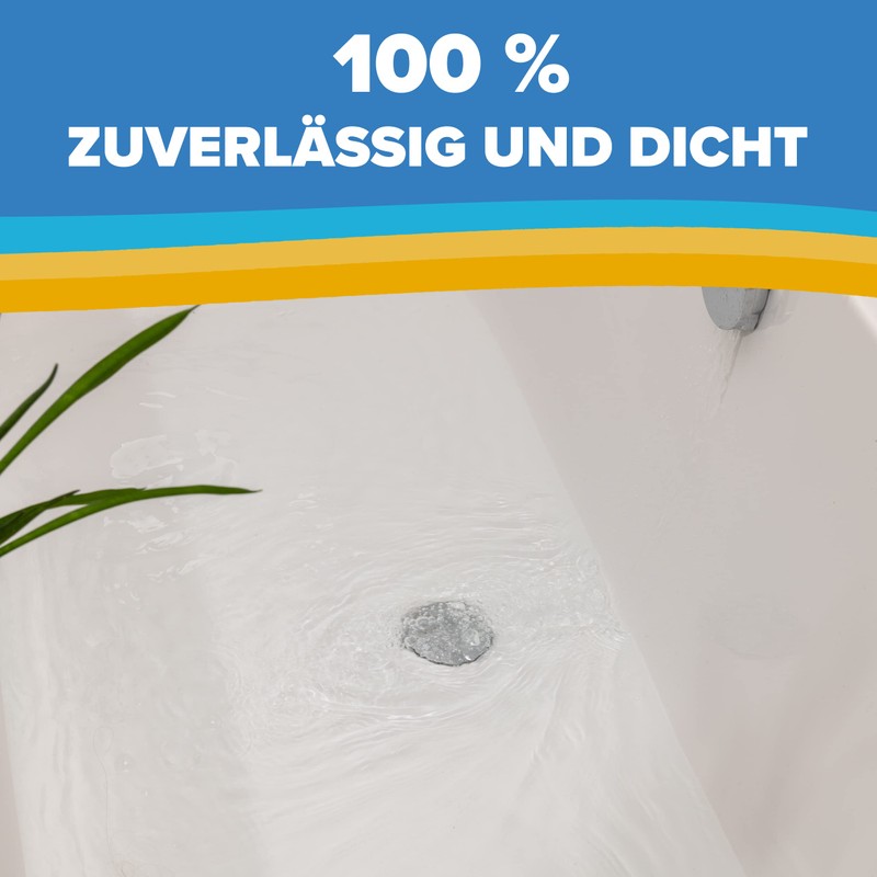 ABFLUSSHELD Bath Plug 72 mm - Bath Plug with Adjustable