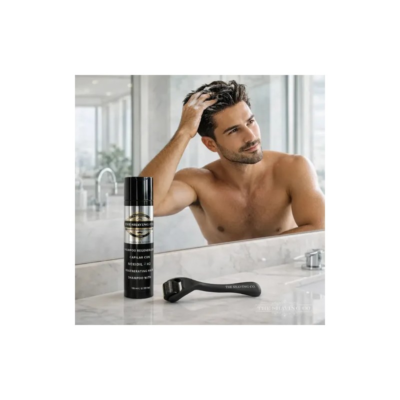 Pack Crecimiento Capilar The Shaving Co. con Shampoo Noxidil y