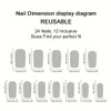Coconut Tree Press on Nails Medium Square Fake Nails with