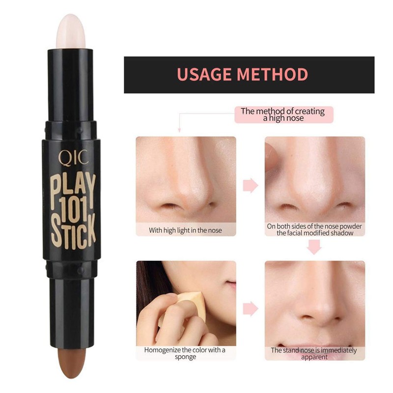 iwobi Lady Concealer Pencil Double End Make-Up Concealer Pen Cover