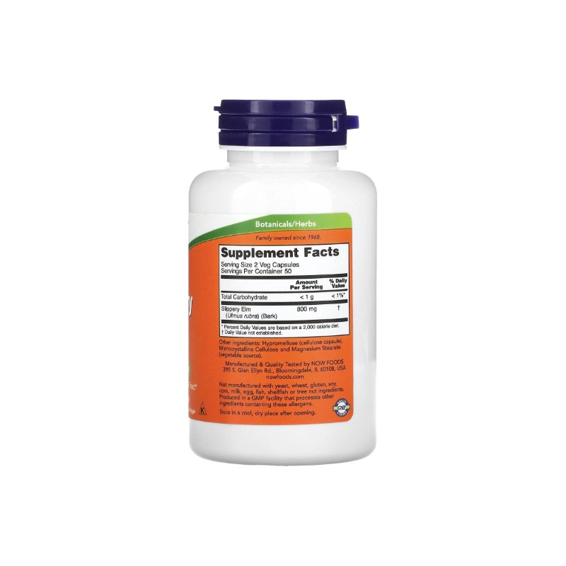 Slippery Elm, 400 mg, 100 Veg Capsules