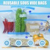 Daarcin 3 Size 40pcs Sous Vide Bags BPA Free Reusable