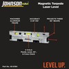 Johnson Level & Tool 40-6184 Magnetic Torpedo Laser Level, Silver