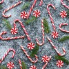 GuassLee 60Pcs Candy Canes Christmas Tree Decorations-Plastic Peppermint Candy Cane