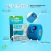Cinta Kinesiologica Azul 5 m Precortada Go Plus