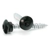 Low Profile Mechanical Galvanized Roofing Screws Black Finish - #10