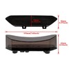SAUTVS LED Smoked Black Tail Light Brake Light Taillight for