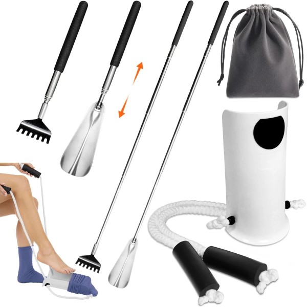 MarginZen Sock Aid Device for Seniors and Mobility Kit –