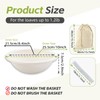 6x 10inch Round Pulp Sourdough Banneton Bread Proofing Basket Brotform