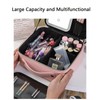 Linsiter Professional Makeup bag with Mirror and Light, Cosmetic Train