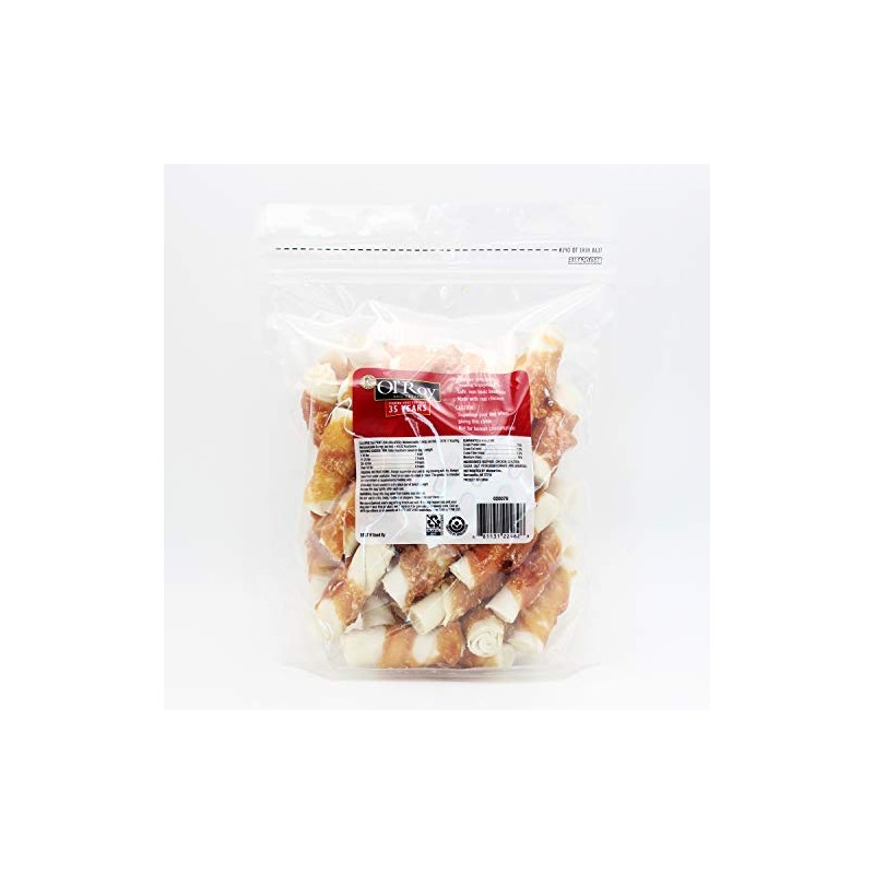 Ol' Roy Rawhide 2.5" Roll with Chicken Dog Treats 36