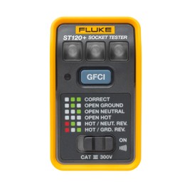 Fluke ST120+ GFCI Socket Tester with Audible Beeper