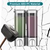 2 in 1 Shower Soap Dispenser, 2×300 ml Chamber Shampoo