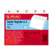'herlitz 1500768 A7 Index Index A-Z Polypropylene – 25 Pieces