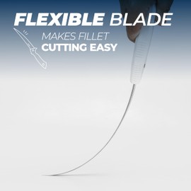 GOMEXUS 7-9'Fillet Knife - Fishing & Meat Cutting with Sheath - Razor Sharp Carbon Steel Filet Knife for Cleaning Fish and Skinning (7 INCHS)