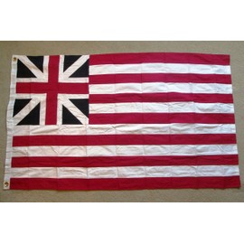 COTTON, American Revolution Flag, Grand Union Flag, Continental Army